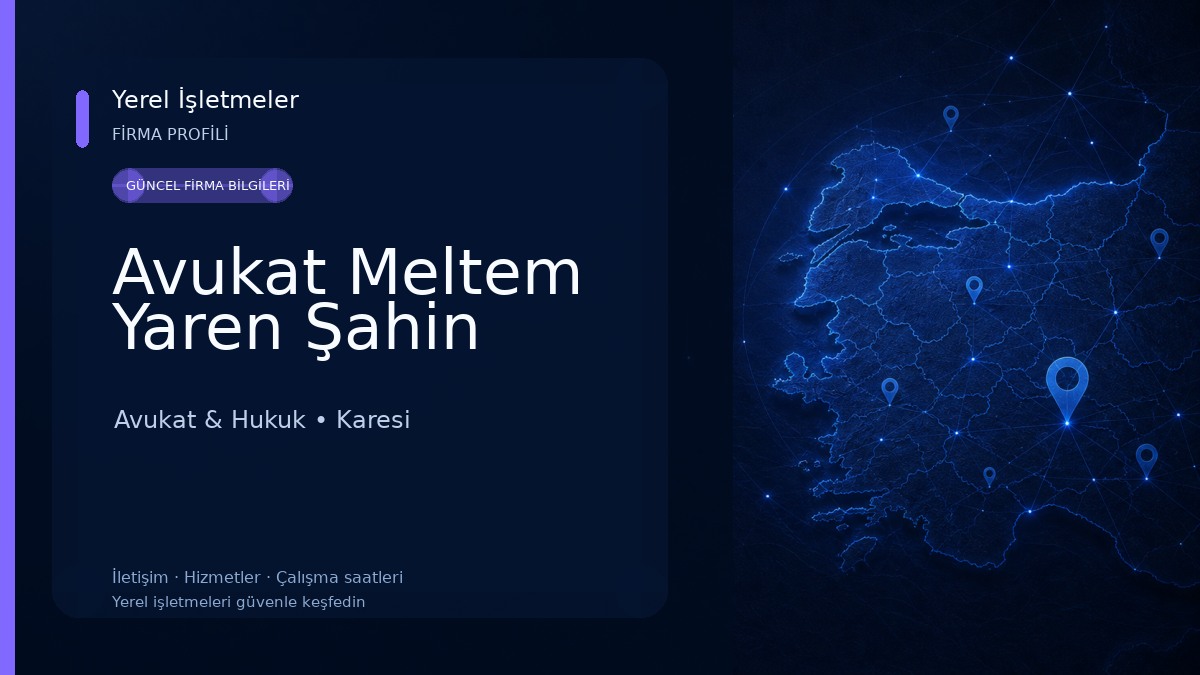 Avukat Meltem Yaren Şahin Avukat & Hukuk