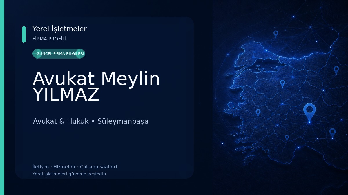 Avukat Meylin YILMAZ Avukat & Hukuk