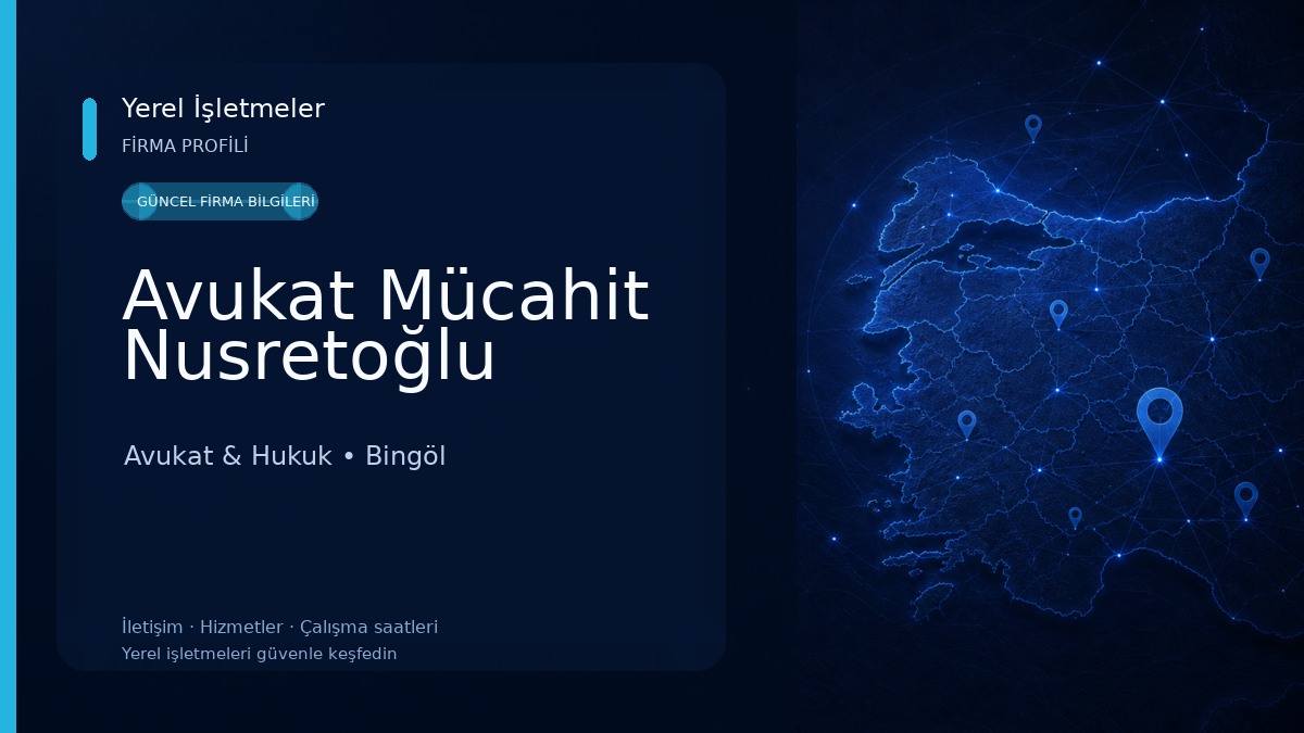 Avukat Mücahit Nusretoğlu