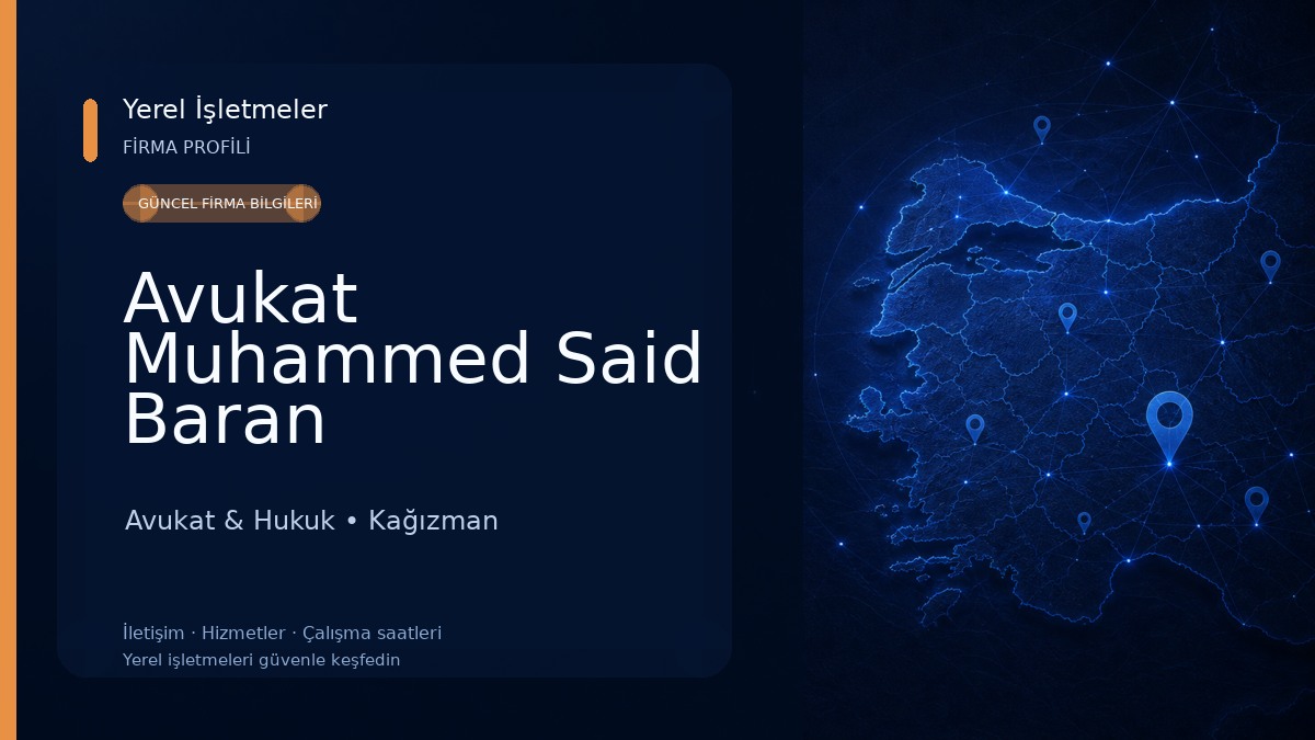 Avukat Muhammed Said Baran Avukat & Hukuk