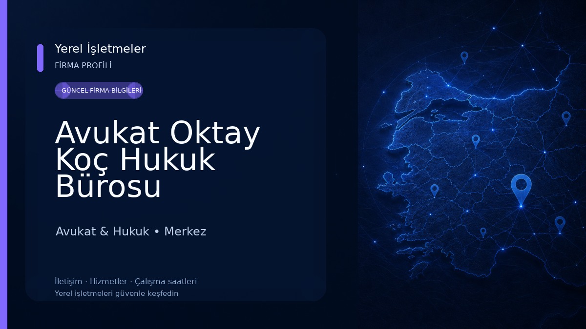 Avukat Oktay Koç Hukuk Bürosu Avukat & Hukuk