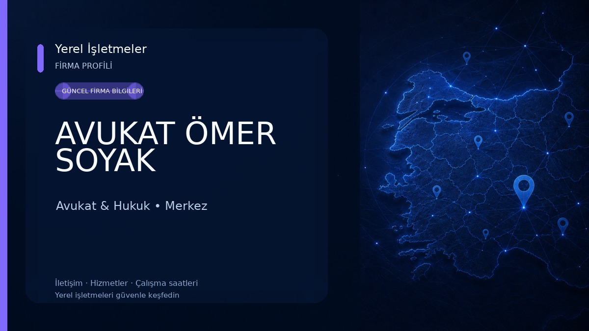AVUKAT ÖMER SOYAK