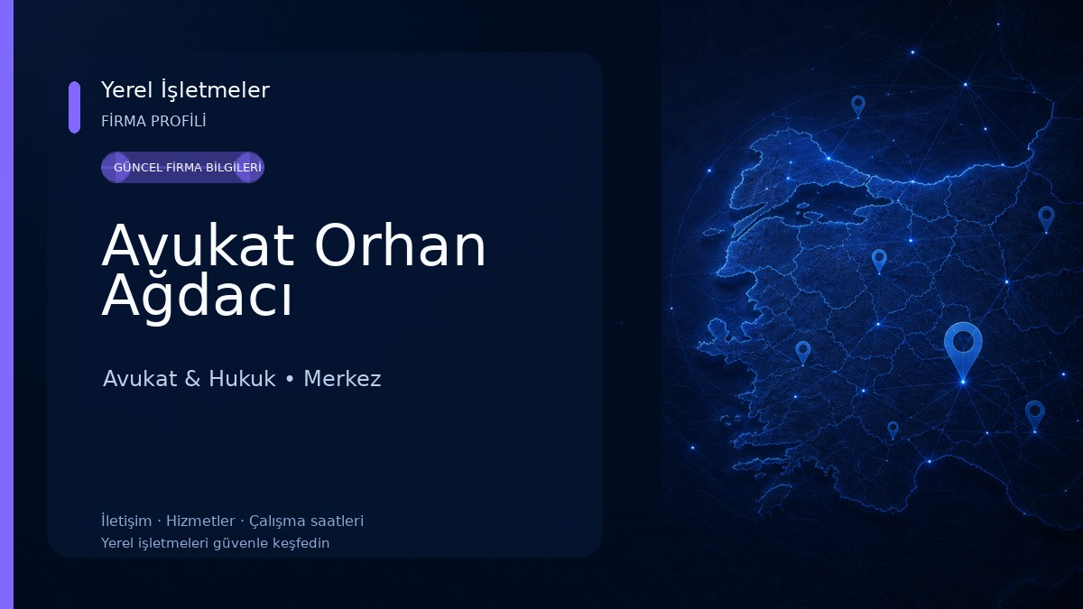 Avukat Orhan Ağdacı