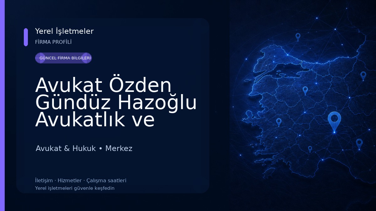Avukat Özden Gündüz Hazoğlu Avukatlık ve Arabuluculuk Bürosu | Zonguldak Boşanma Avukatı | İş Avukatı | Kira Avukatı 