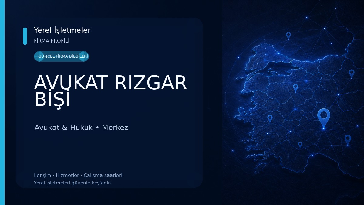 AVUKAT RIZGAR BİŞİ