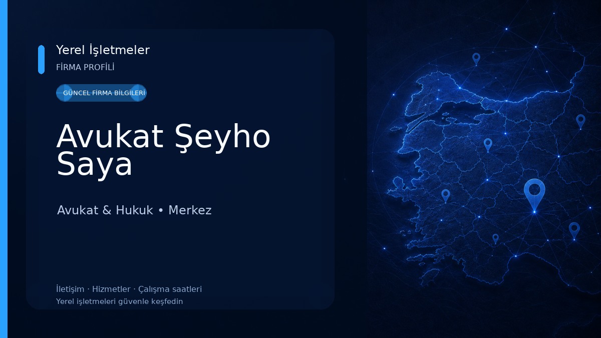 Avukat Şeyho Saya