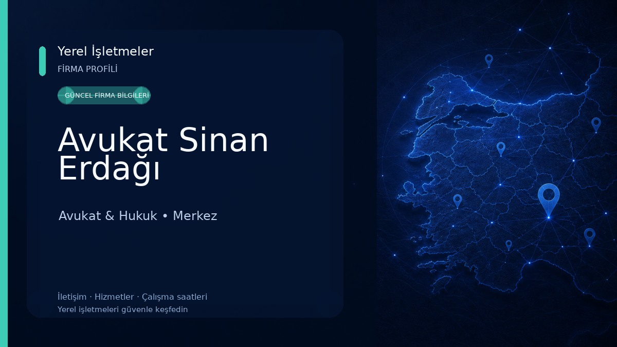Avukat Sinan Erdağı Avukat & Hukuk
