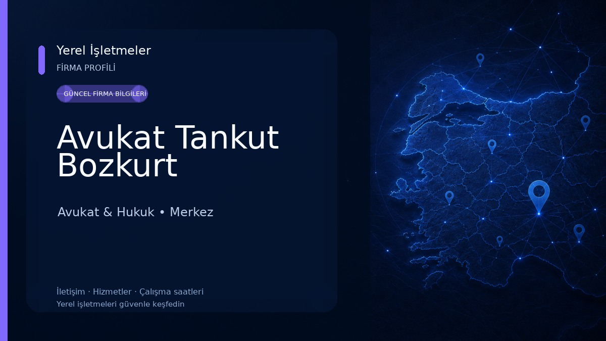 Avukat Tankut Bozkurt