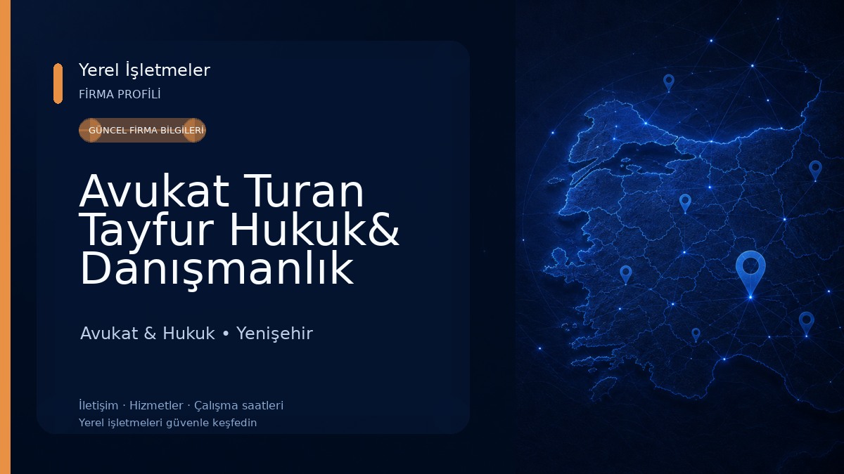 Avukat Turan Tayfur Hukuk& Danışmanlık Avukat & Hukuk