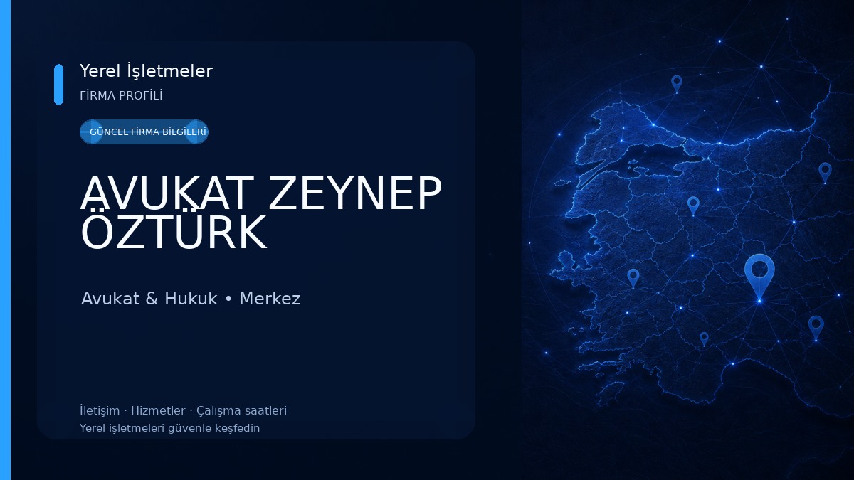AVUKAT ZEYNEP ÖZTÜRK