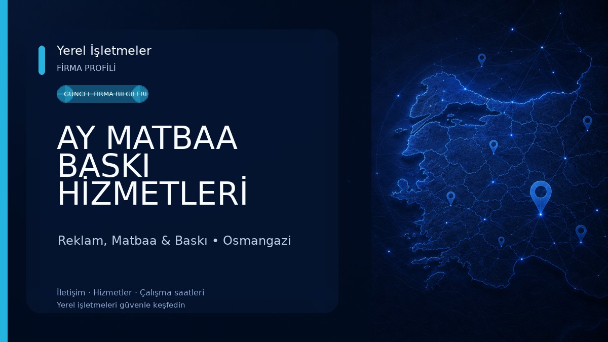 AY MATBAA BASKI HİZMETLERİ