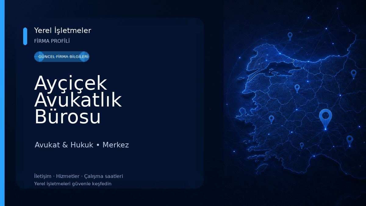 Ayçiçek Avukatlık Bürosu Avukat & Hukuk