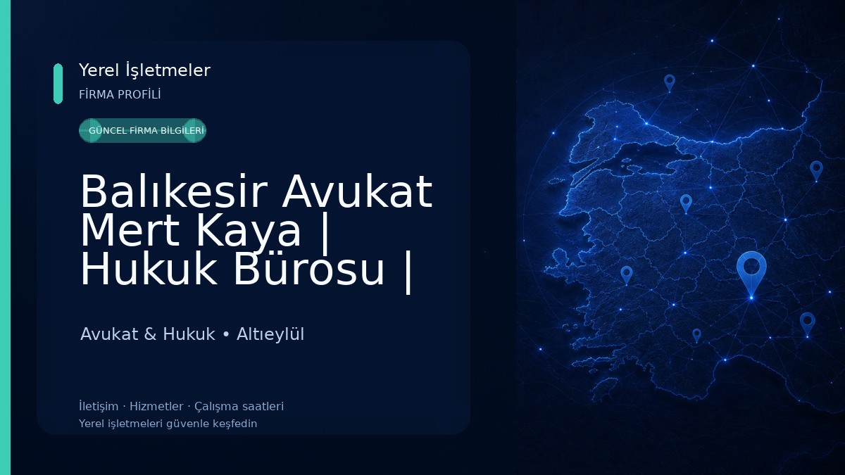 Balıkesir Avukat Mert Kaya | Hukuk Bürosu | Balıkesir Miras Avukatı | Balıkesir Ceza Avukatı | Balıkesir Boşanma Avukatı Avukat & Hukuk