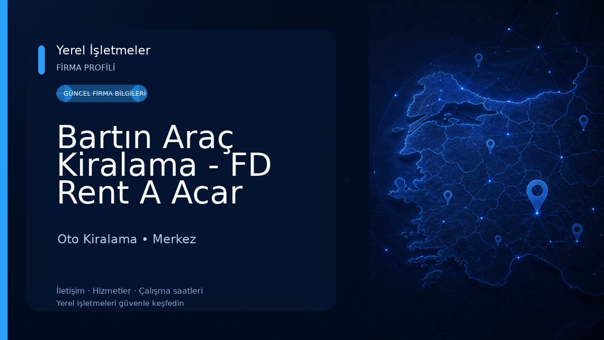 Bartın Araç Kiralama - FD Rent A Acar