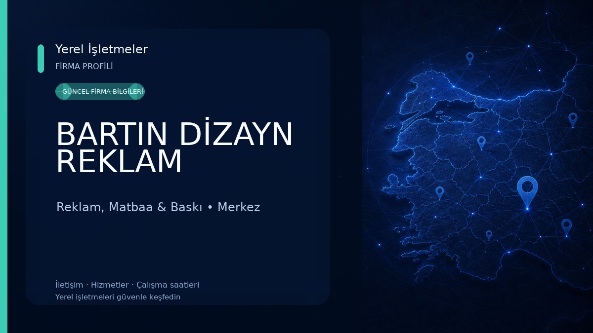 BARTIN DİZAYN REKLAM