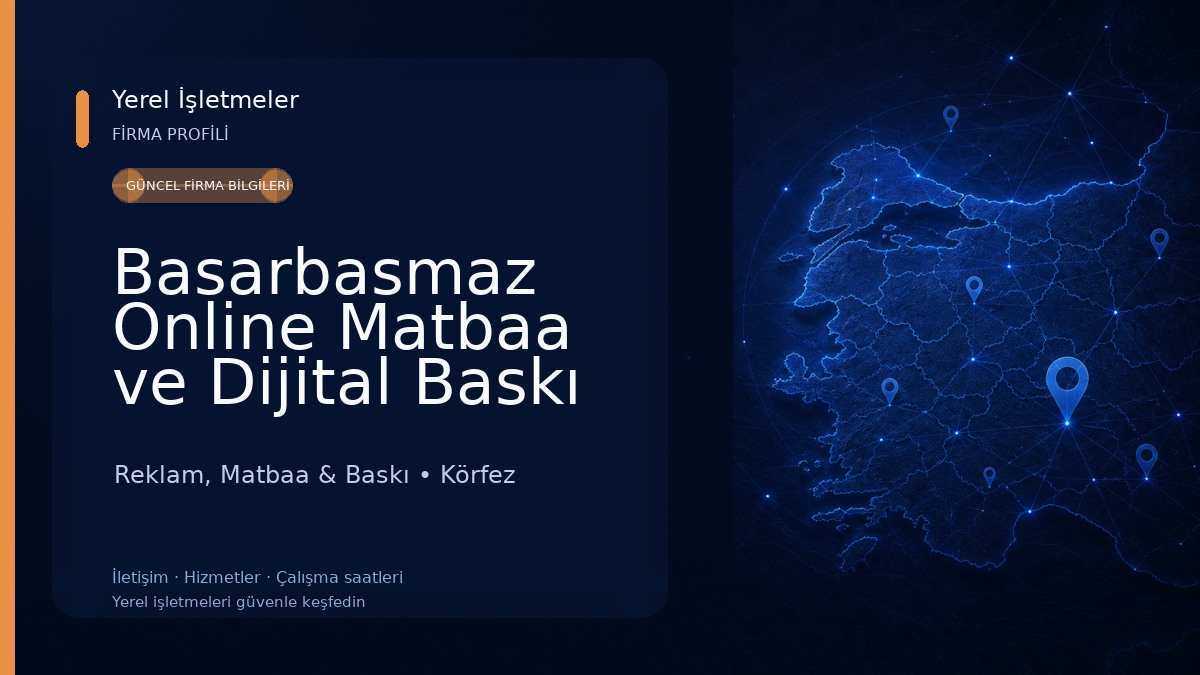 Basarbasmaz Online Matbaa ve Dijital Baskı Reklam, Matbaa & Baskı