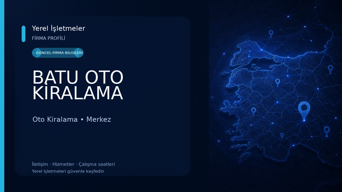 BATU OTO KİRALAMA