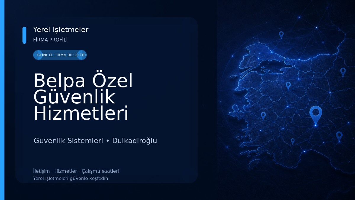 Belpa Özel Güvenlik Hizmetleri