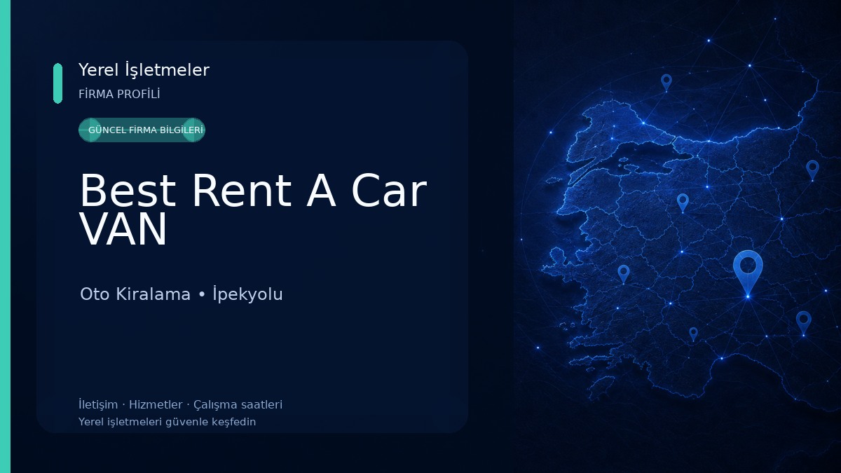 Best Rent A Car VAN Oto Kiralama