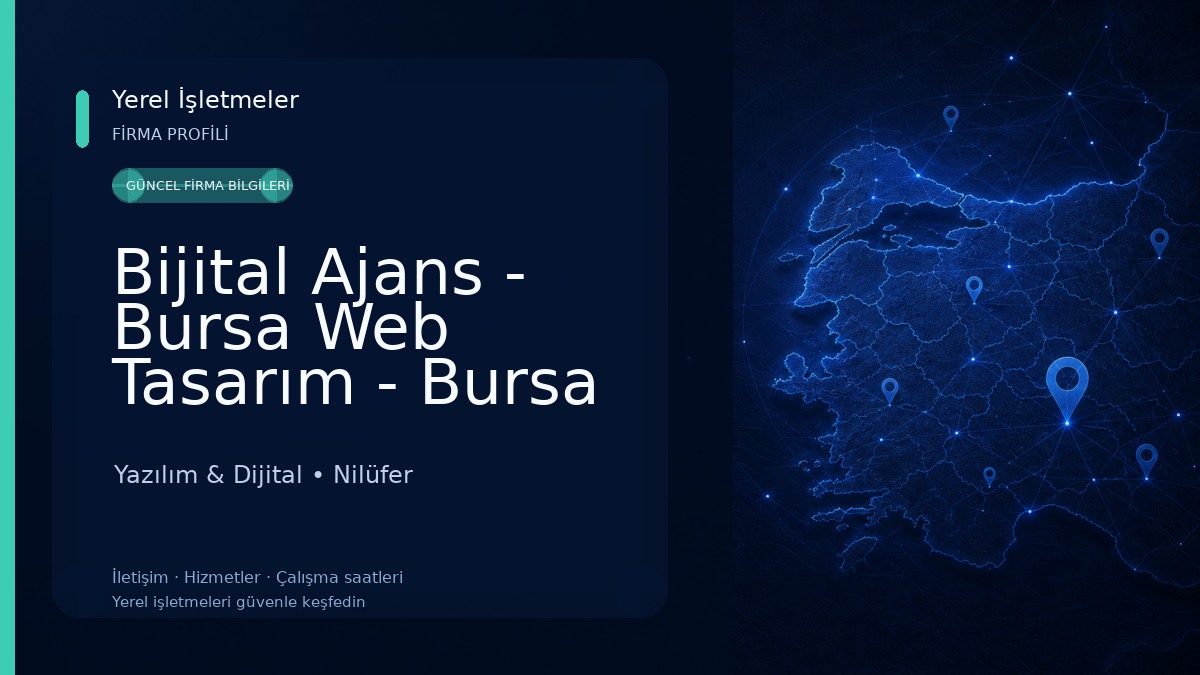 Bijital Ajans - Bursa Web Tasarım - Bursa E-Ticaret Sitesi Tasarımı - Bursa Logo Tasarımı - Bursa Katalog Tasarımı Yazılım & Dijital