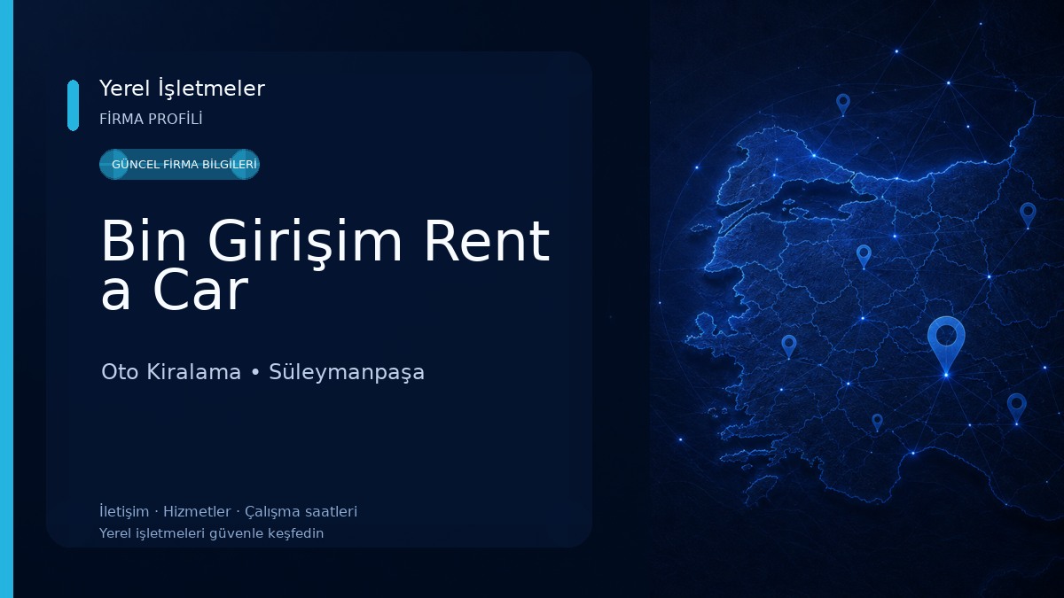Bin Girişim Rent a Car Oto Kiralama