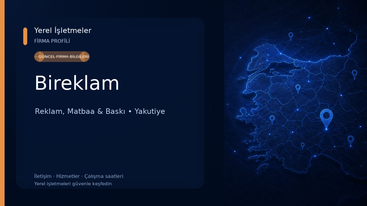 Bireklam Reklam, Matbaa & Baskı