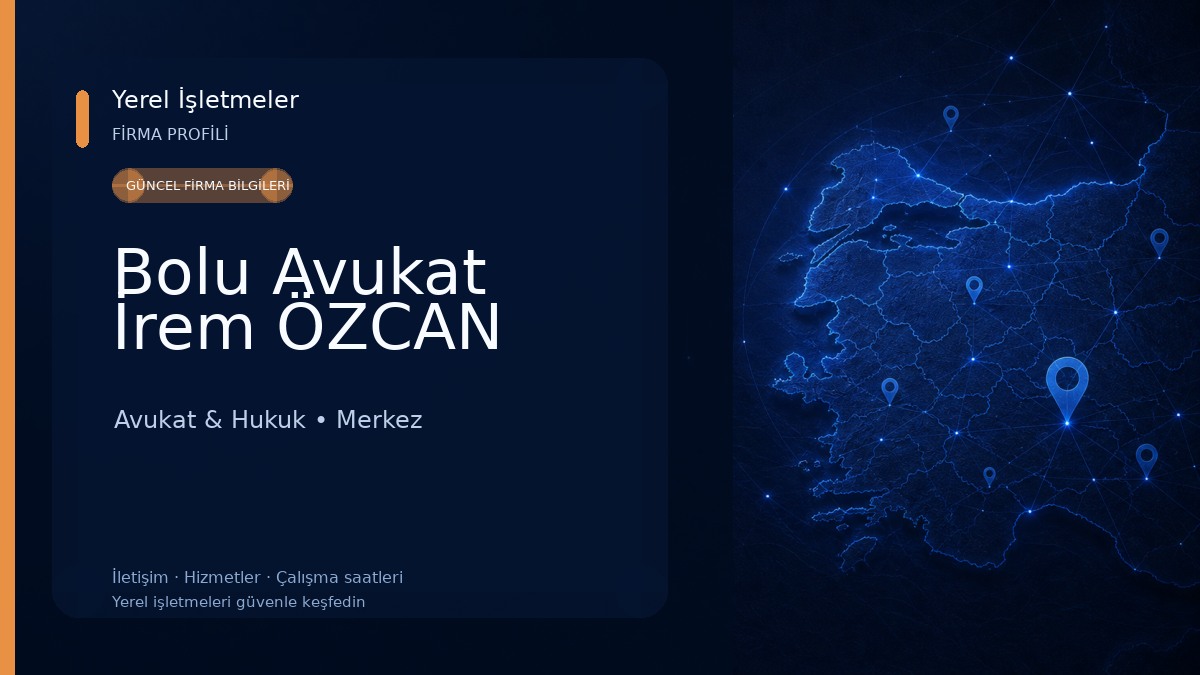 Bolu Avukat İrem ÖZCAN