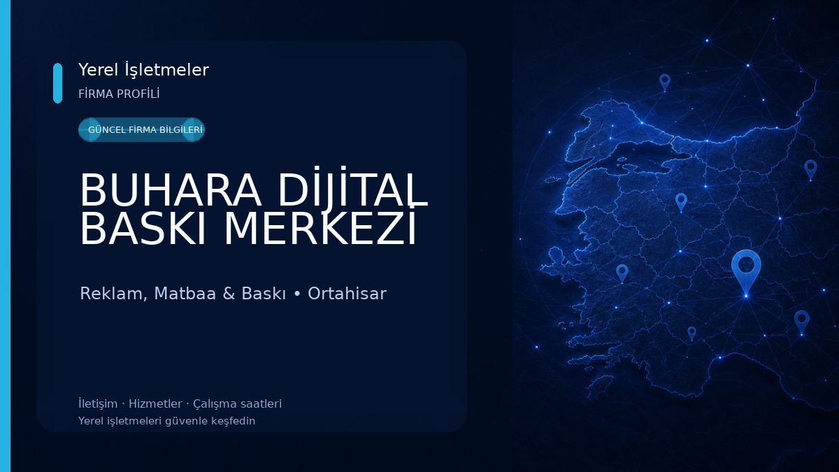 BUHARA DİJİTAL BASKI MERKEZİ