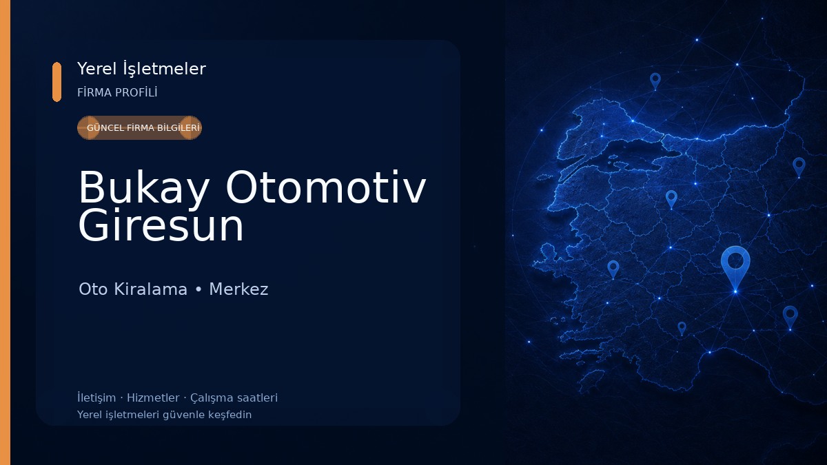 Bukay Otomotiv Giresun Oto Kiralama