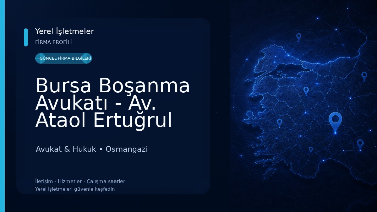 Bursa Boşanma Avukatı - Av. Ataol Ertuğrul Gürlek Avukat & Hukuk