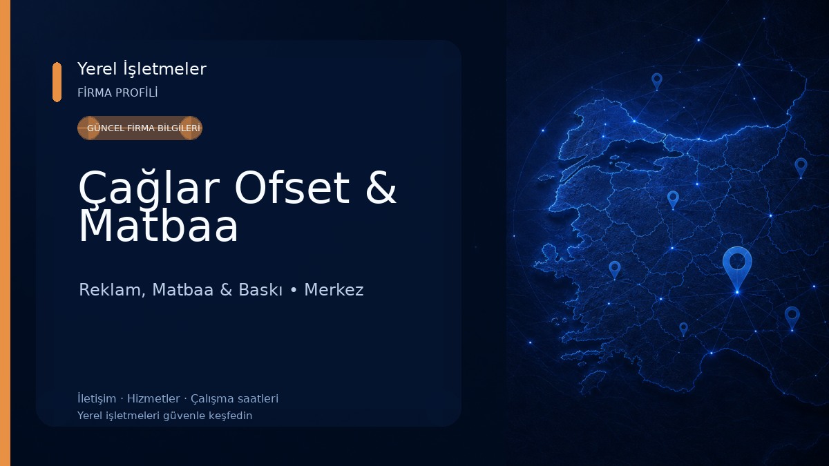 Çağlar Ofset & Matbaa