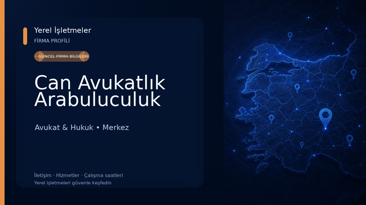 Can Avukatlık Arabuluculuk Avukat & Hukuk