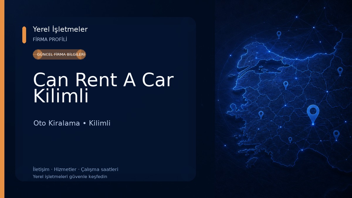 Can Rent A Car Kilimli Oto Kiralama