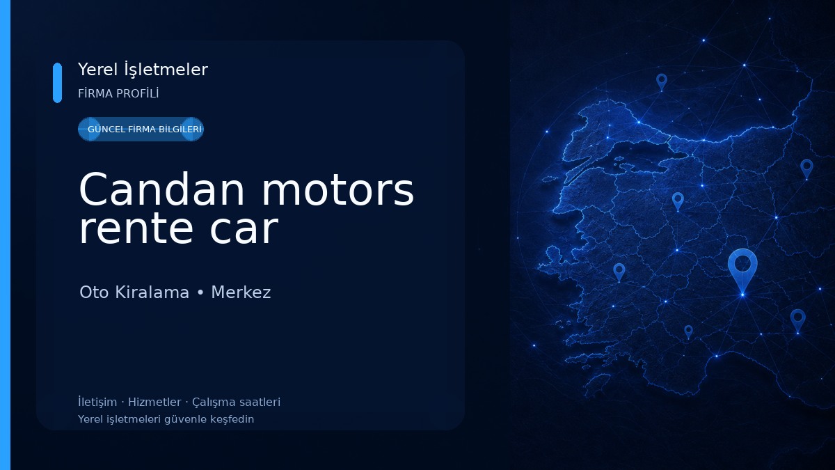 Candan motors rente car Oto Kiralama