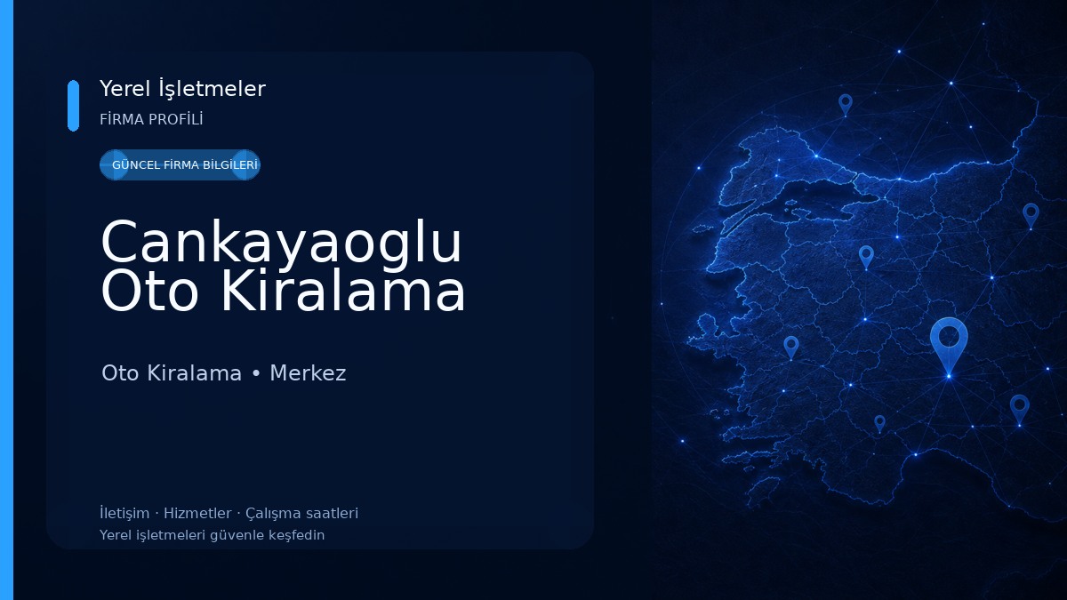 Cankayaoglu Oto Kiralama Oto Kiralama
