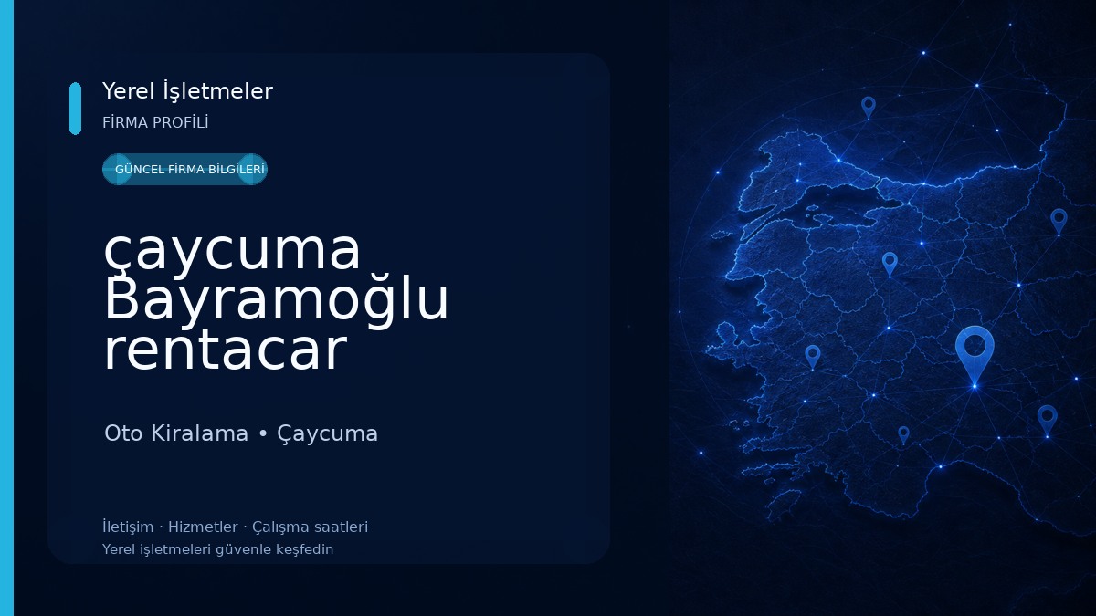 çaycuma Bayramoğlu rentacar Oto Kiralama