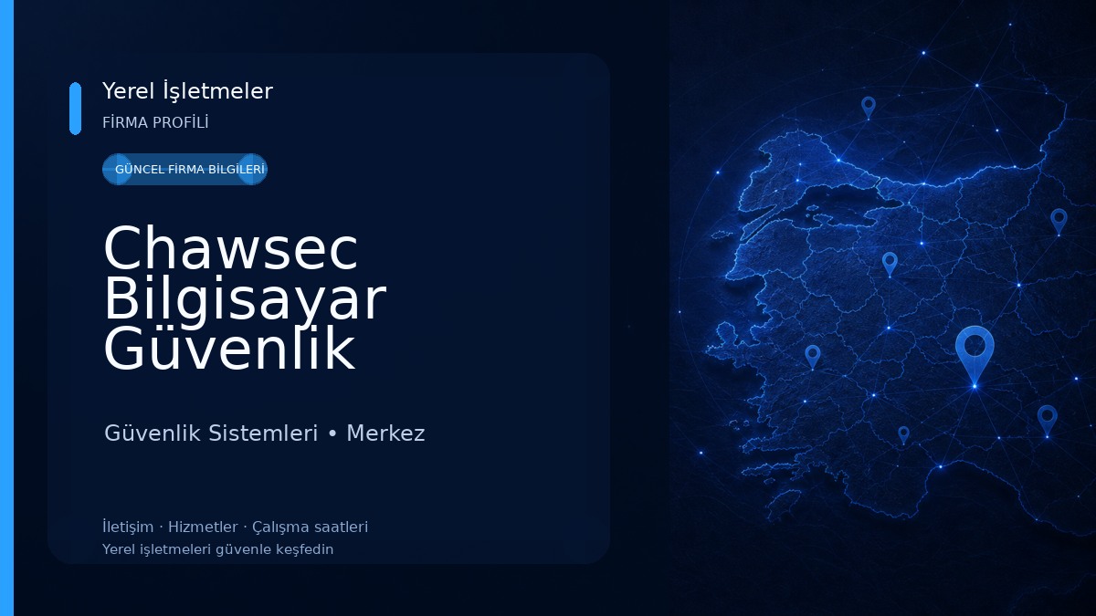 Chawsec Bilgisayar Güvenlik kamera sistemleri Güvenlik Sistemleri