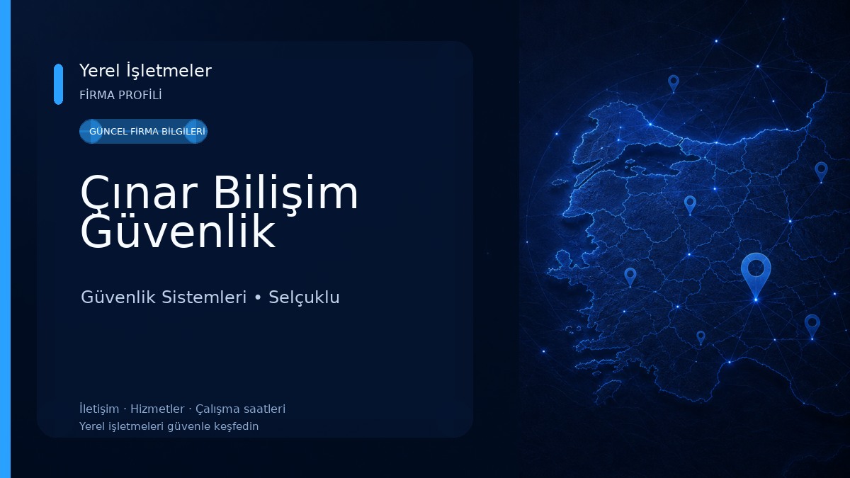 Çınar Bilişim Güvenlik Güvenlik Sistemleri