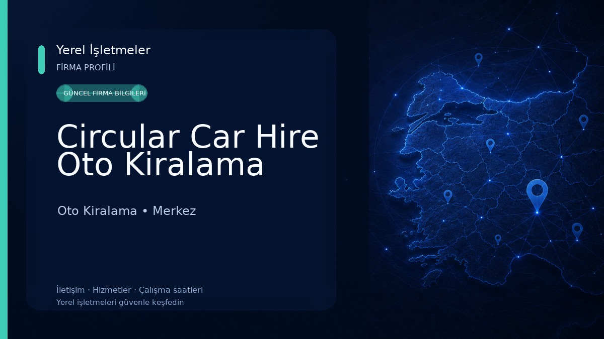 Circular Car Hire Oto Kiralama Oto Kiralama