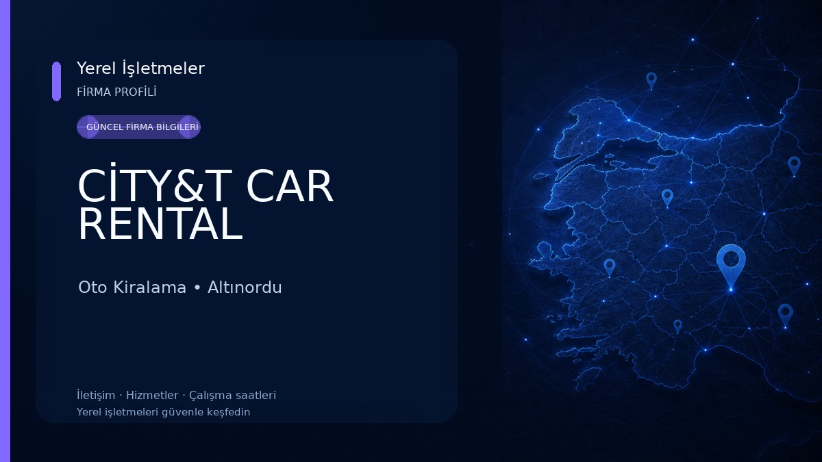 CİTY&T CAR RENTAL Oto Kiralama