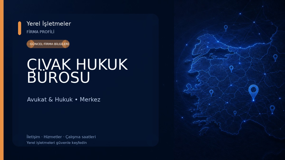 ÇIVAK HUKUK BÜROSU