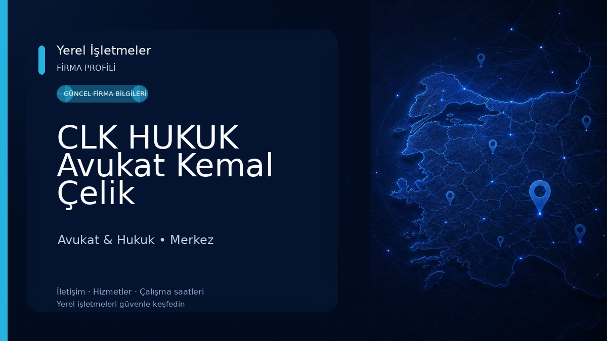 CLK HUKUK Avukat Kemal Çelik