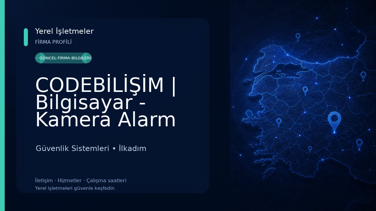 CODEBİLİŞİM | Bilgisayar - Kamera Alarm Güvenlik l SAMSUN