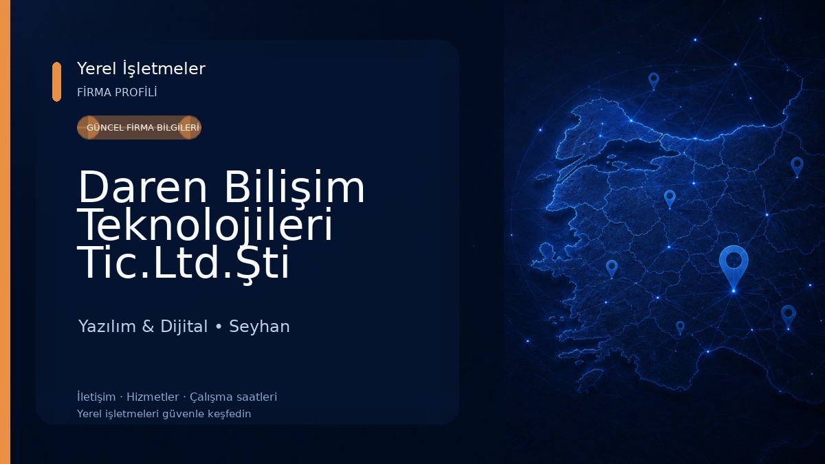 Daren Bilişim Teknolojileri Tic.Ltd.Şti Yazılım & Dijital