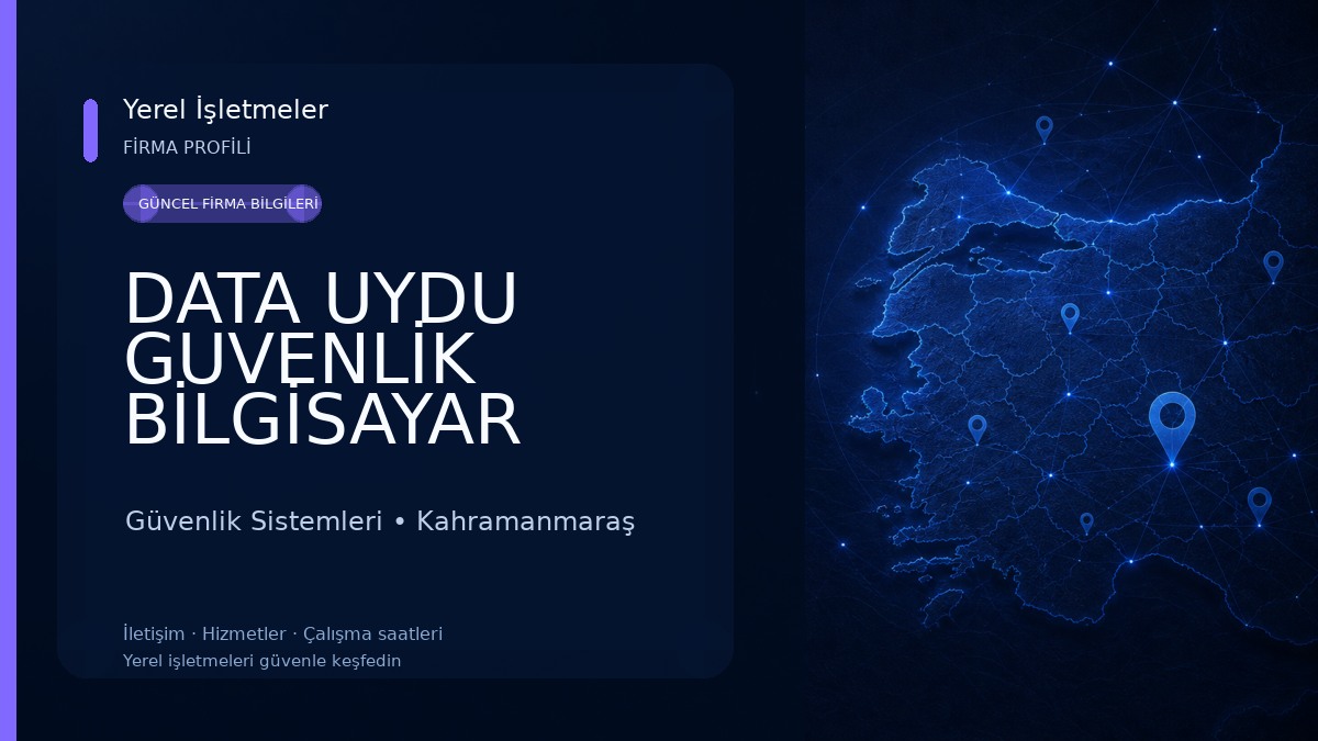 DATA UYDU GUVENLİK BİLGİSAYAR SİSTEMLERİ Güvenlik Sistemleri