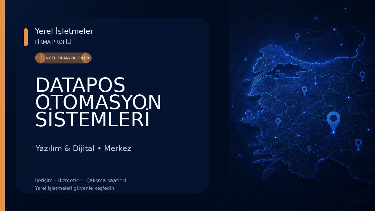 DATAPOS OTOMASYON SİSTEMLERİ (Vega Yazılım-İngenico Yzarkasa- Vera Yazarkasa) Yazılım & Dijital