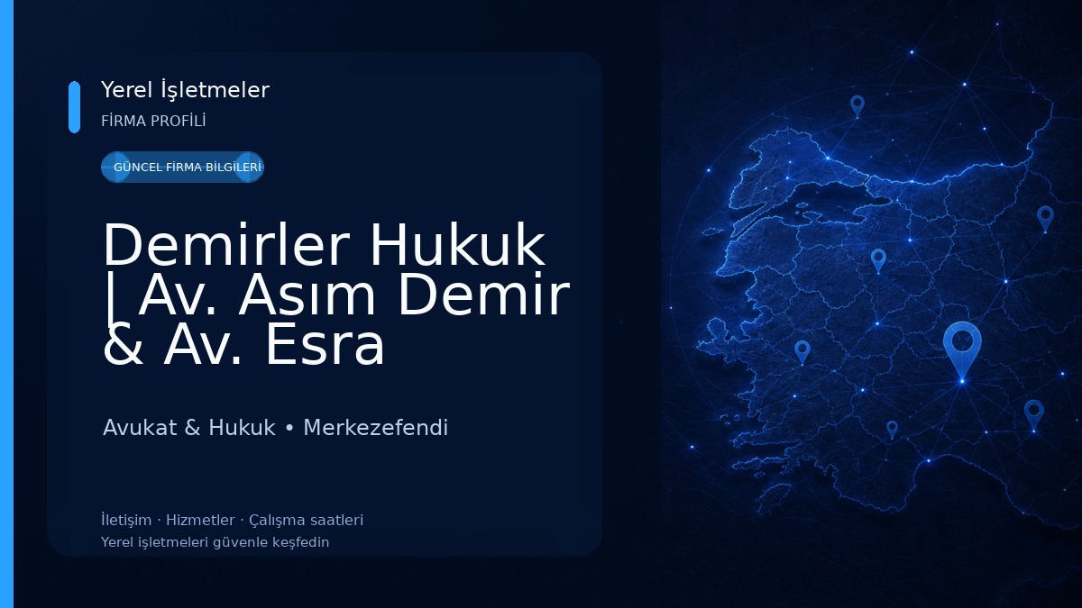 Demirler Hukuk | Av. Asım Demir & Av. Esra Demir | Denizli Avukat Avukat & Hukuk