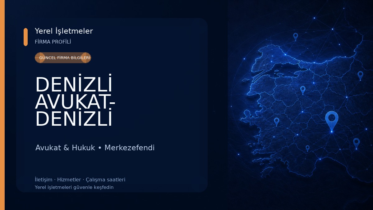 DENİZLİ AVUKAT- DENİZLİ HUKUK& DANIŞMANLIK- AV.ERKUT AYHAN & AV. SEÇİL AYHAN Avukat & Hukuk