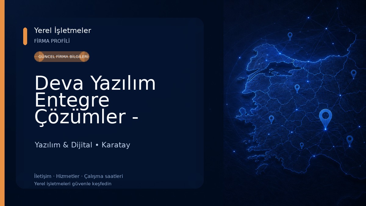Deva Yazılım Entegre Çözümler - Büsan