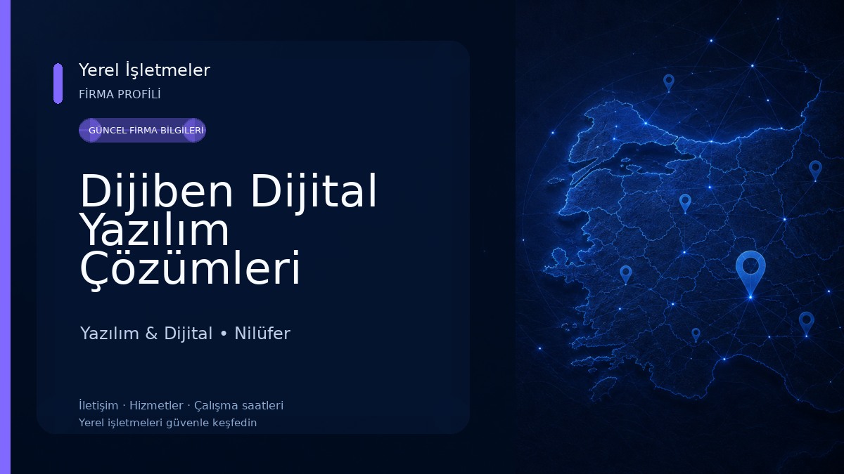 Dijiben Dijital Yazılım Çözümleri Yazılım & Dijital